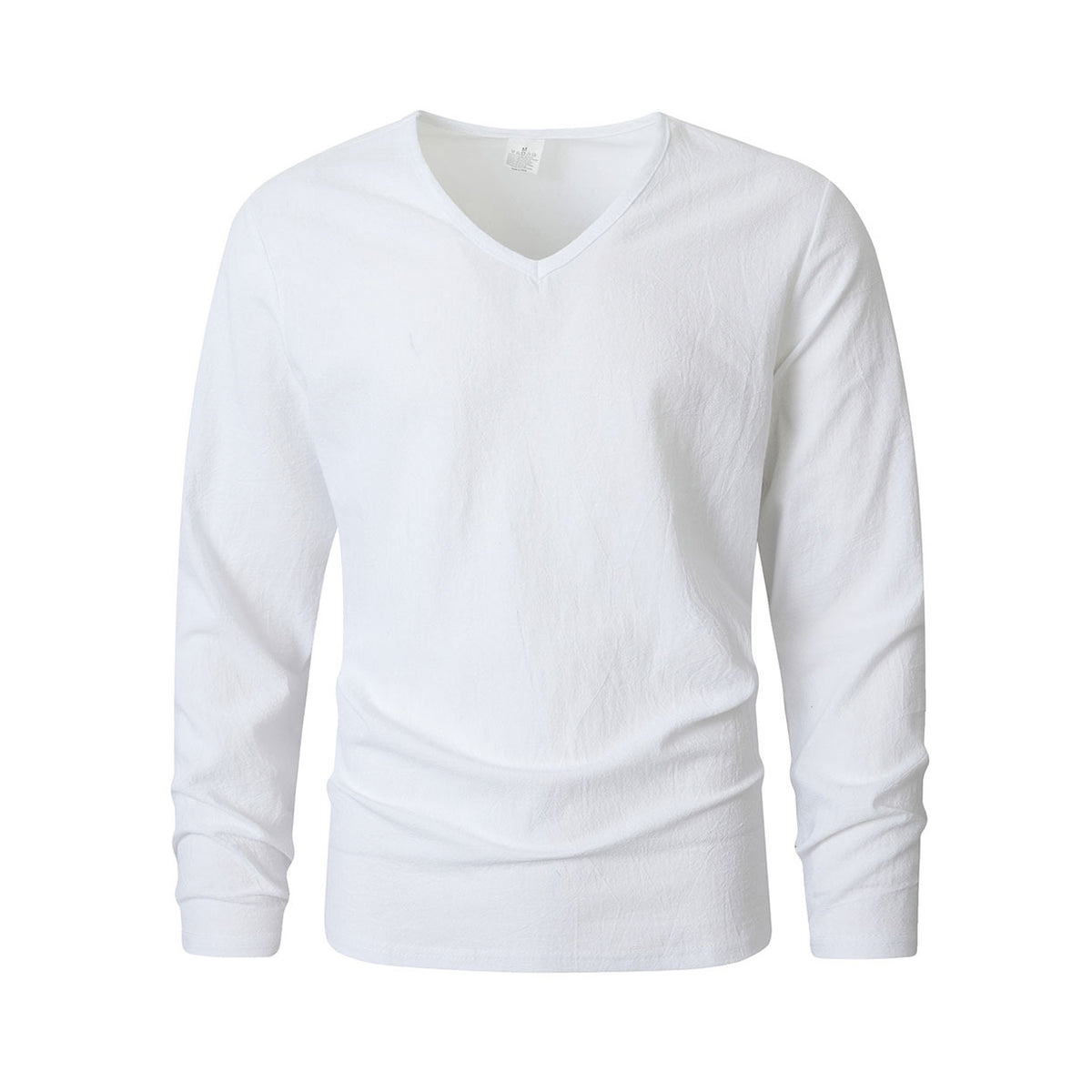 Leinen-Pullover mit V-Ausschnitt – Bild 10 | LuxeStyle