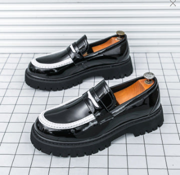 Herren Leder-Sneaker mit Plateau-Sohle – Bild 8 | LuxeStyle