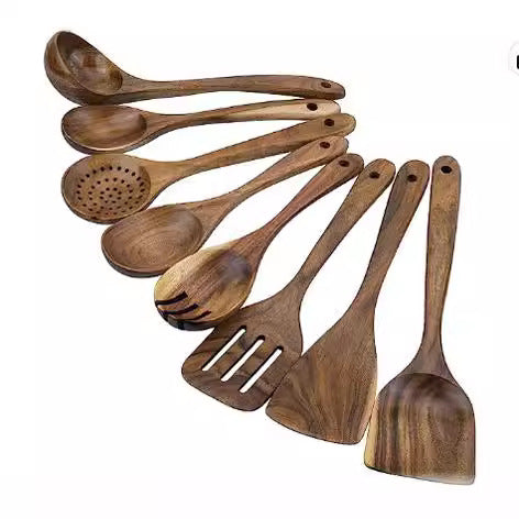 Küchenhelfer-Set Teakholz – Bild 2 | LuxeStyle