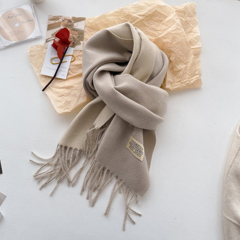 Doppelseitiger Schal – Bild 2 | LuxeStyle