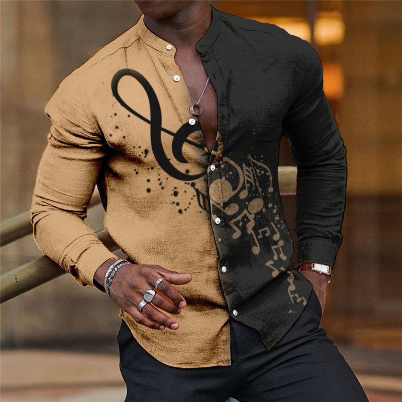 Herren Langarmshirt mit Print