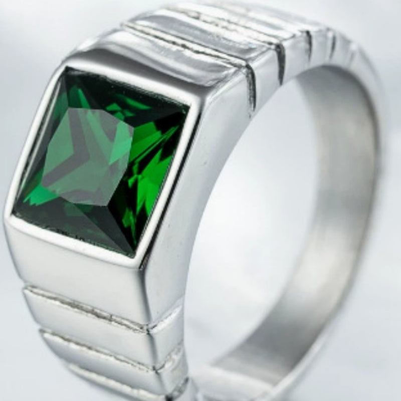 Unisex Retro Stein Ring