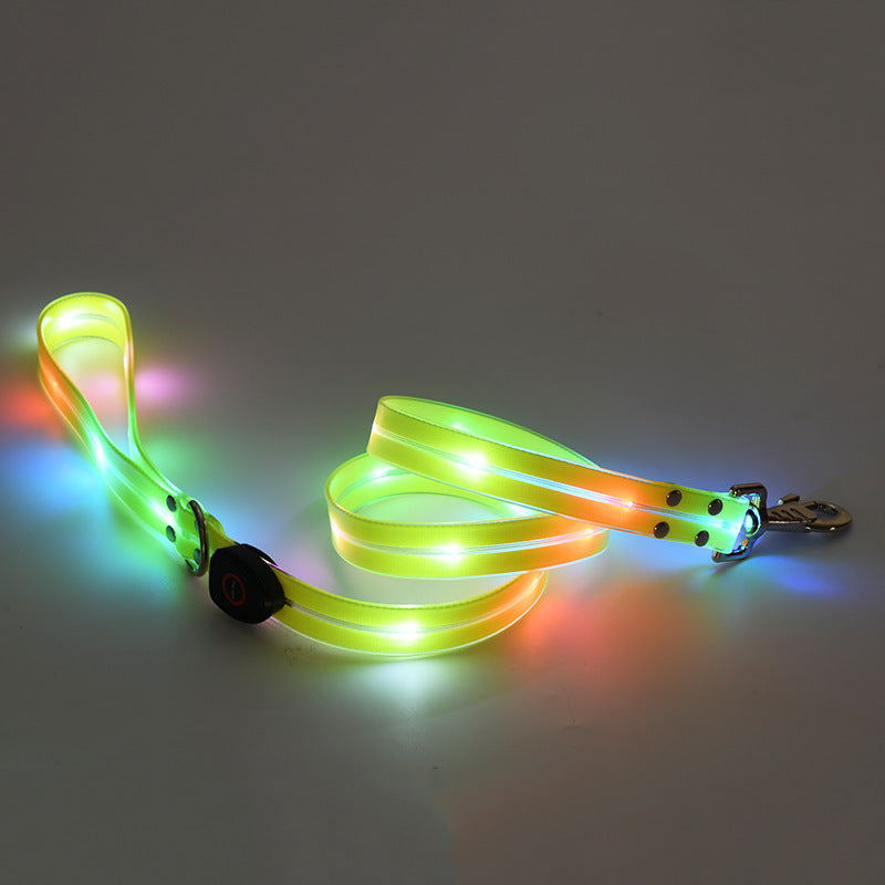 LED Leuchtcollar mit Zugleine, wiederaufladbar – Bild 12 | LuxeStyle
