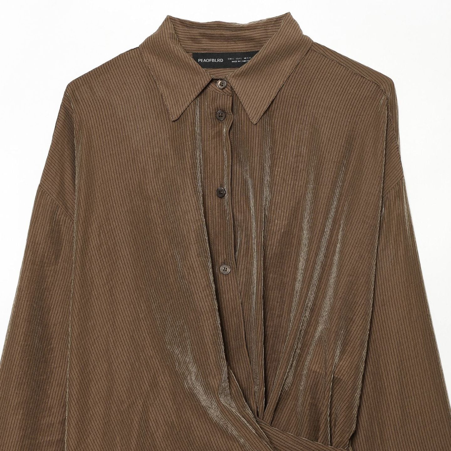 Langarm-Shirt mit Karo-Muster