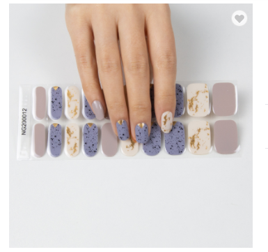 Koreanische Semi-Cured Nagelsticker zum Aufkleben – Bild 9 | LuxeStyle