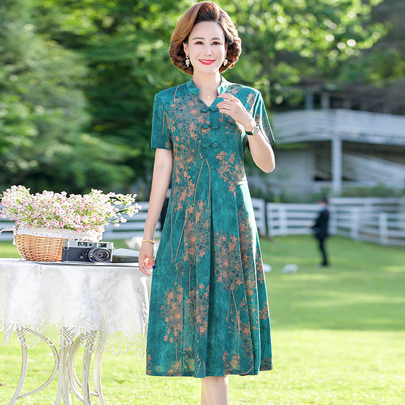 Elegantes Kurzarmkleid für Damen