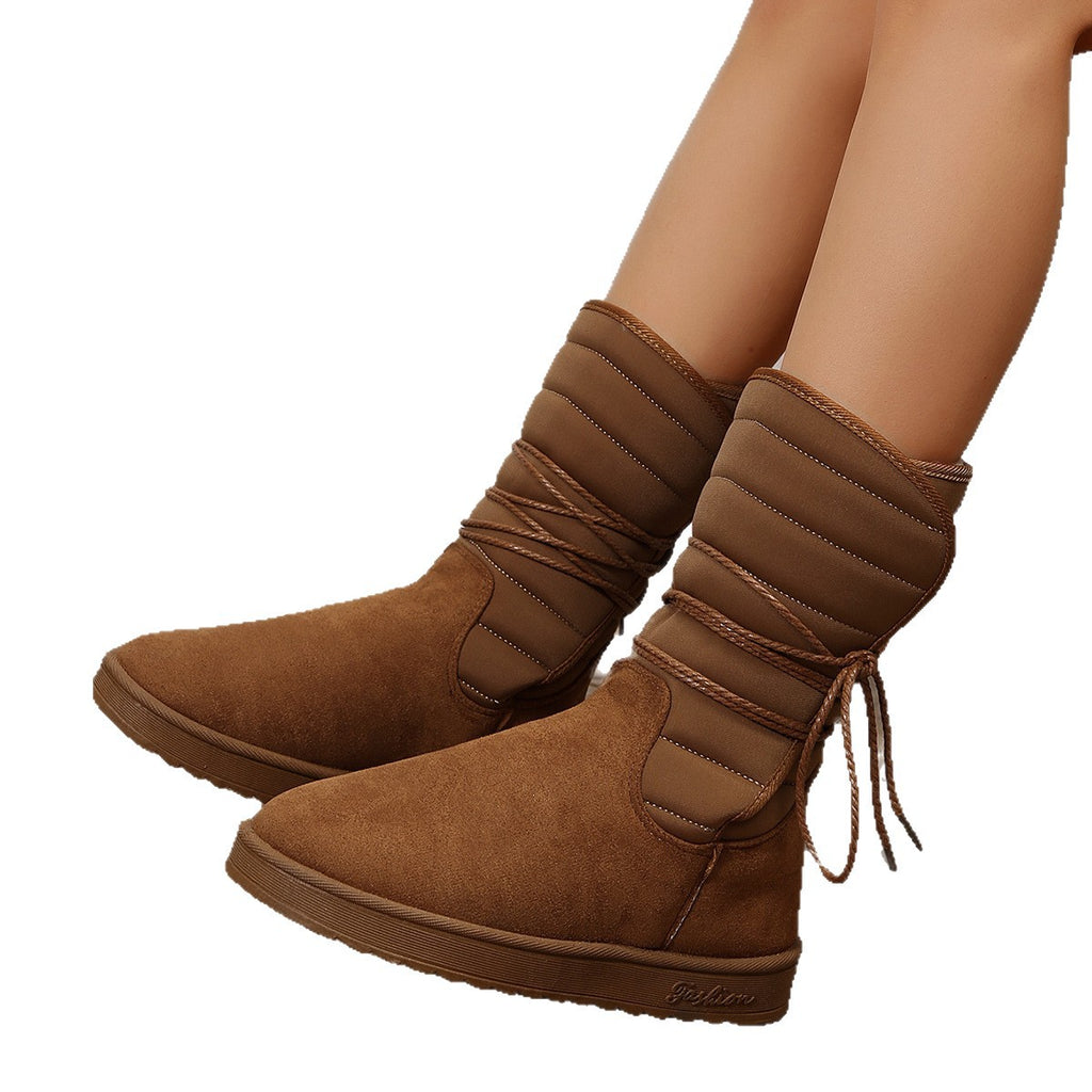 Warme Mid-Calf Winterstiefel für Damen