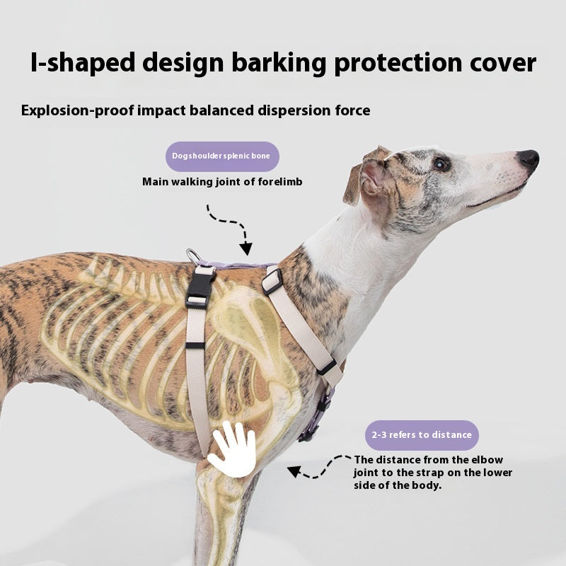 Hunde-Halsband, I-förmig, bruchsicher