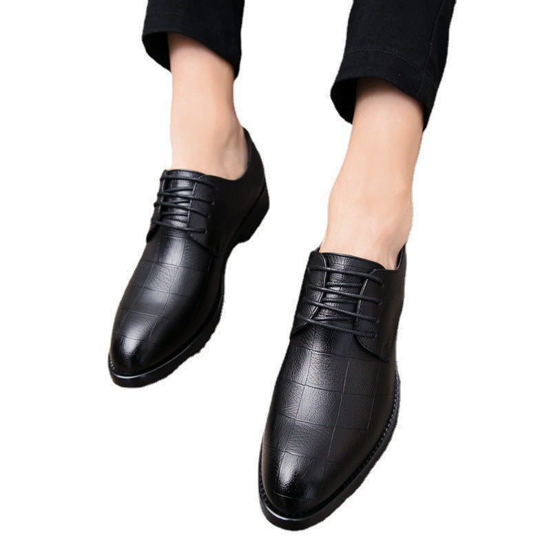 Herren Leder Schnürschuhe Casual Business