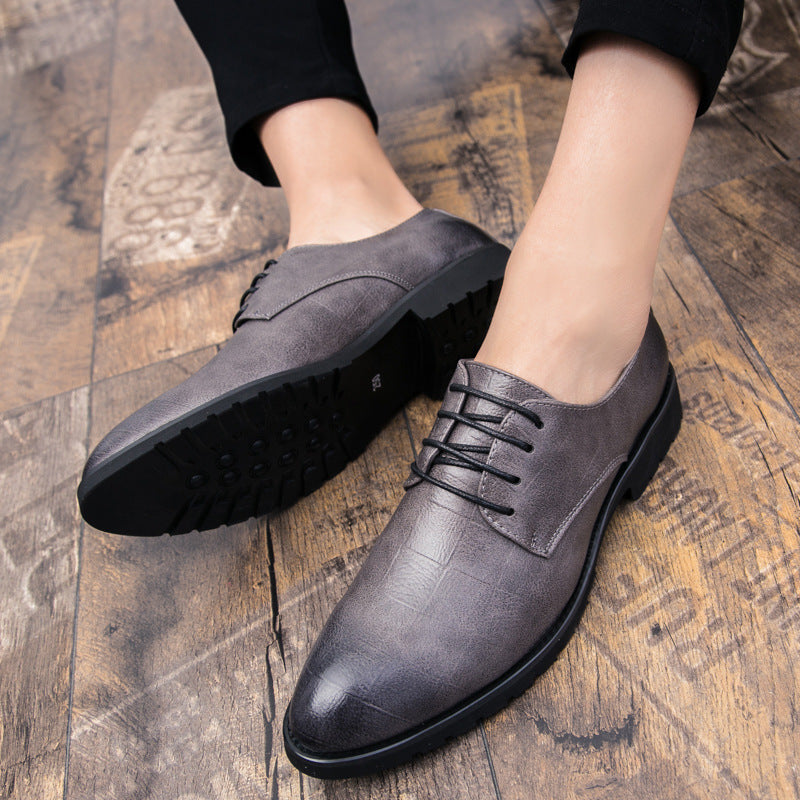 Herren Leder Schnürschuhe Casual Business
