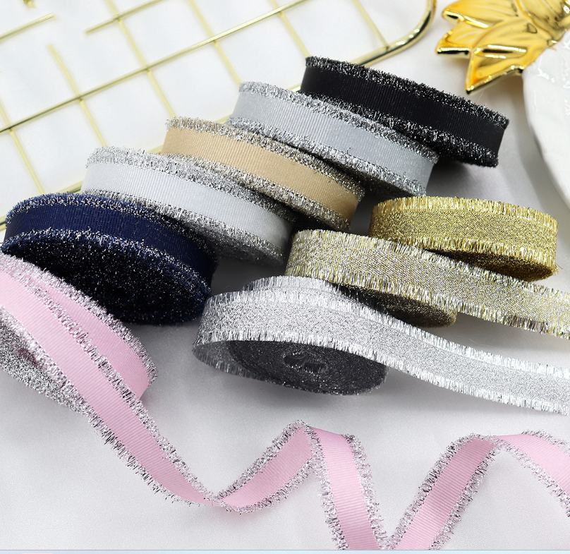 Dekoratives Gold‑Silber‑Ribbon mit Schleife – Bild 20 | LuxeStyle
