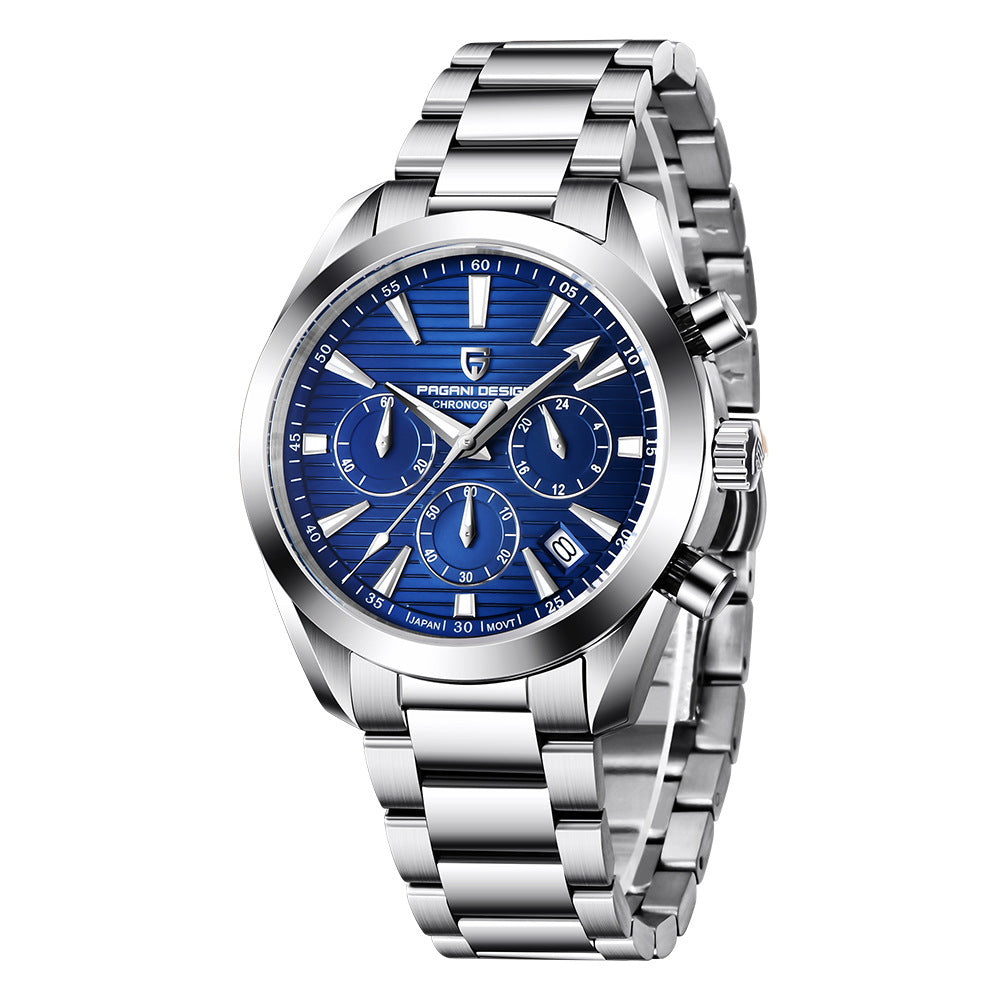 Herren Quarz Chronograph – Wasserdicht – Bild 7 | LuxeStyle