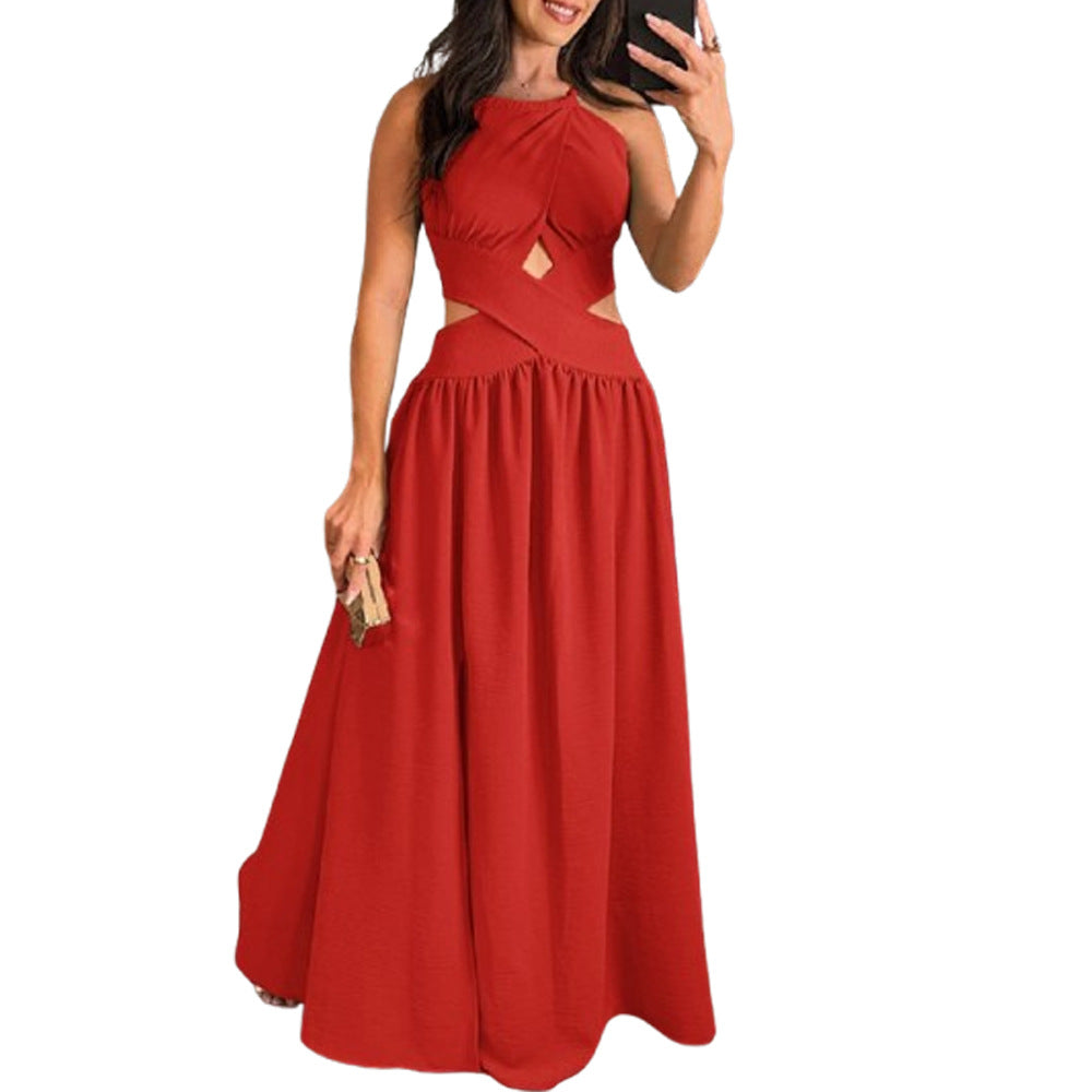 Sommerkleid mit hohem Bund