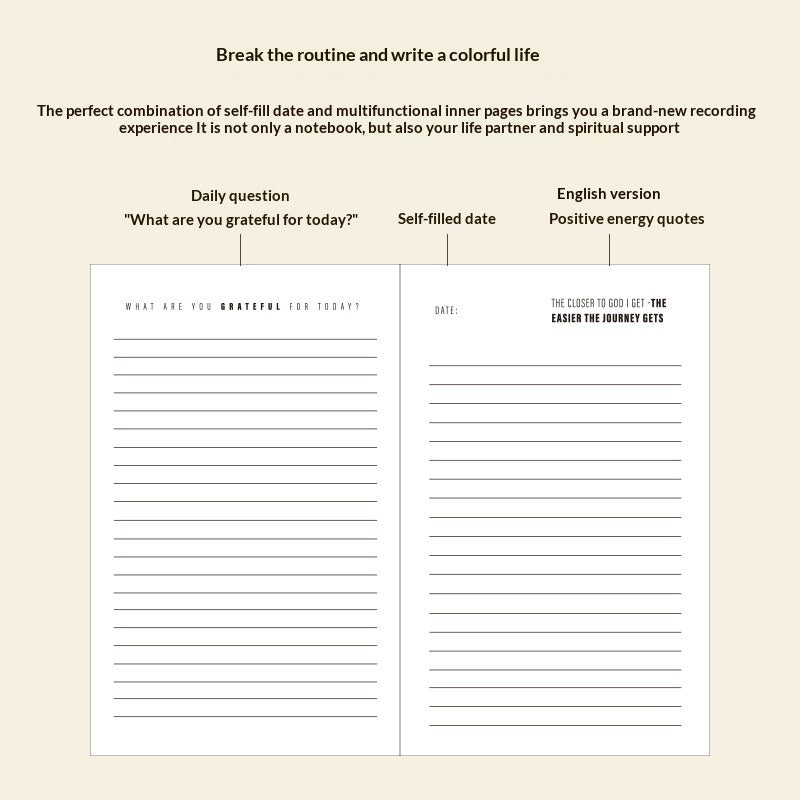 Notizbuch A5 Hardcover – Bild 2 | LuxeStyle