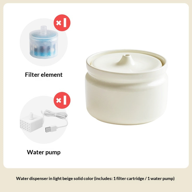 Katzen-Wasserautomat aus Keramik – 1 L | LuxeStyle