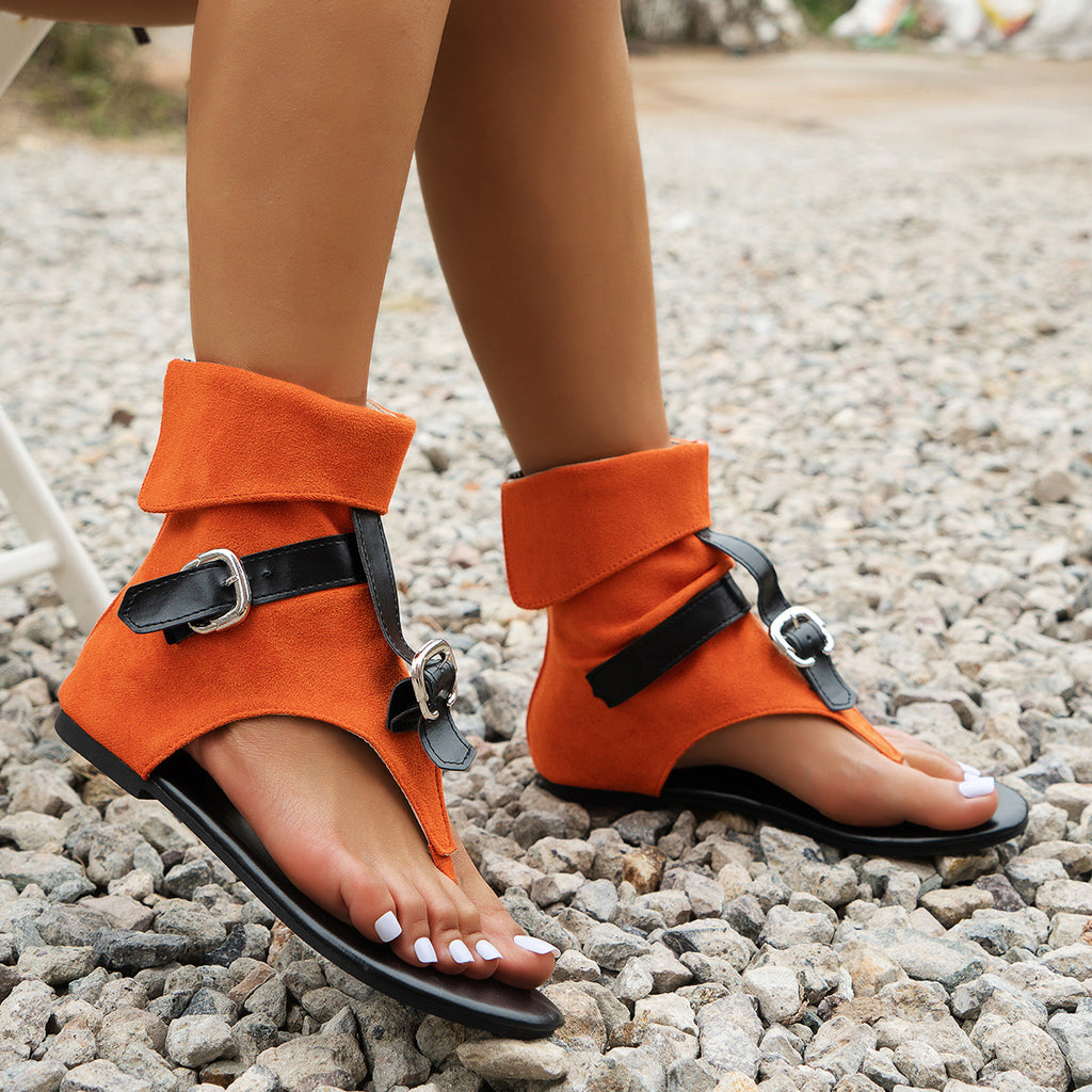 Flip Toe Sandalen im römischen Stil – Bild 5 | LuxeStyle