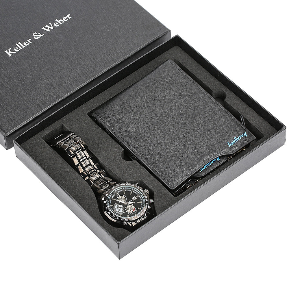 Geschenkset: Armbanduhr und Portemonnaie – Bild 2 | LuxeStyle