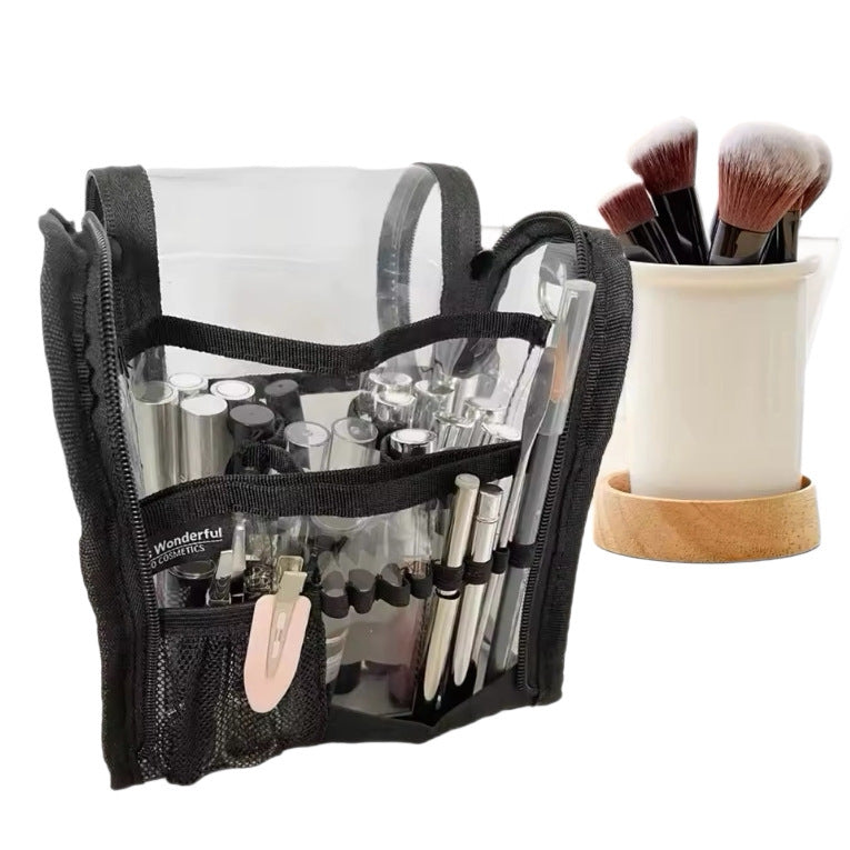 Transparente, wasserdichte Kosmetiktasche