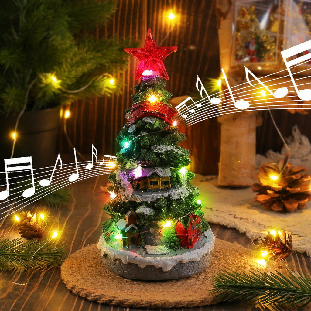 Lichterbaum-Musikbox 10x10x20 cm | LuxeStyle
