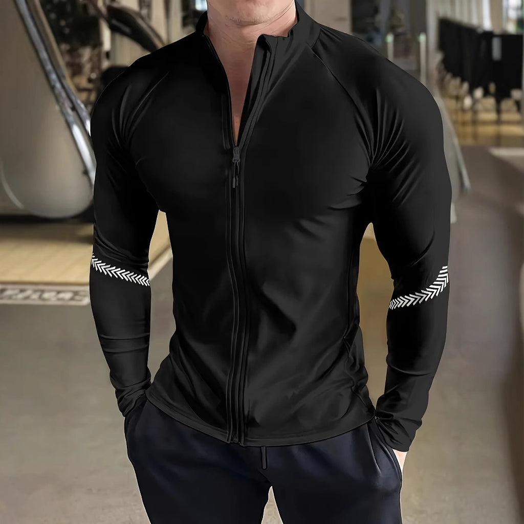 Atmungsaktive UV-Schutz Langarmjacke für Herren – Bild 4 | LuxeStyle