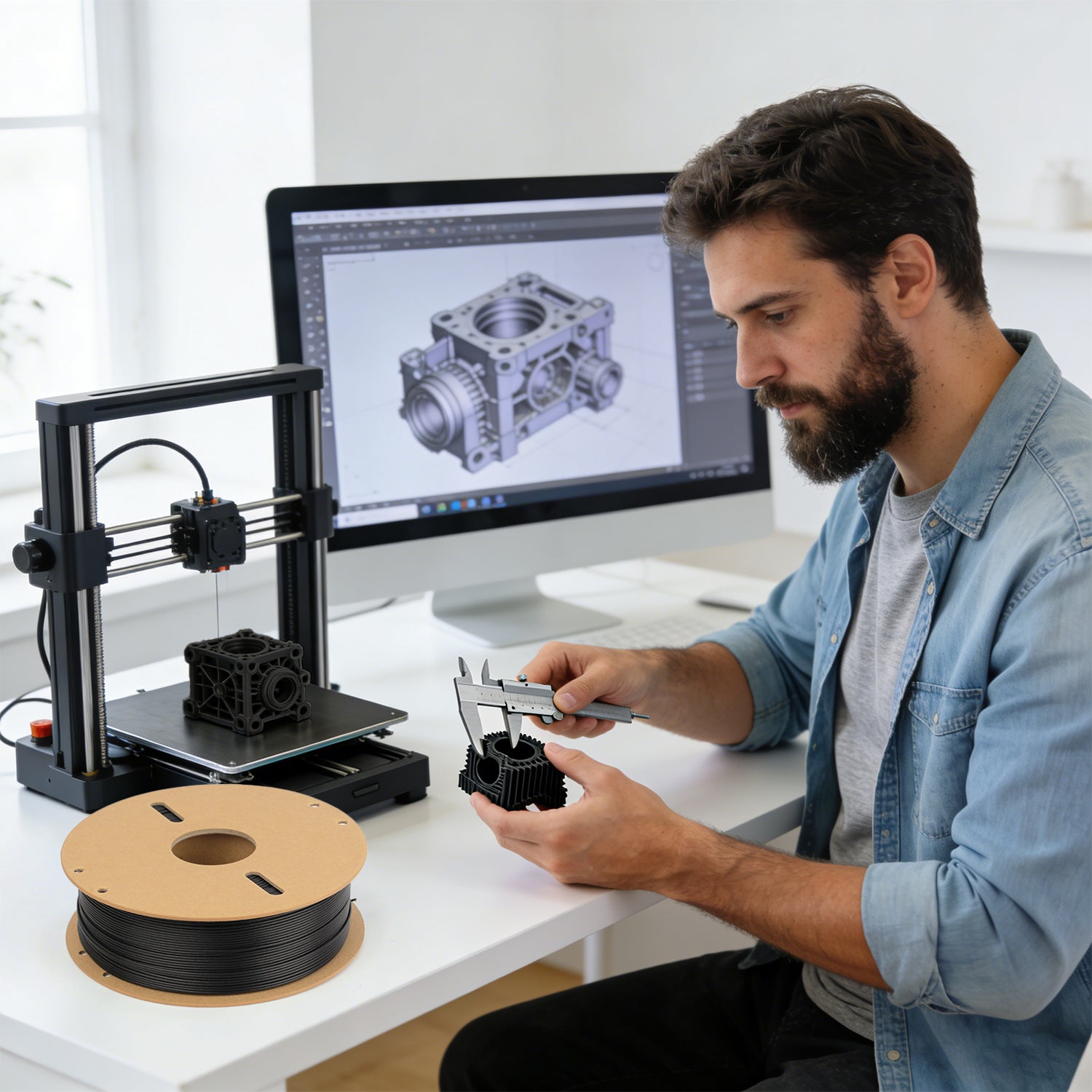 ASA-CF Filament, Carbonfaserverstärkt