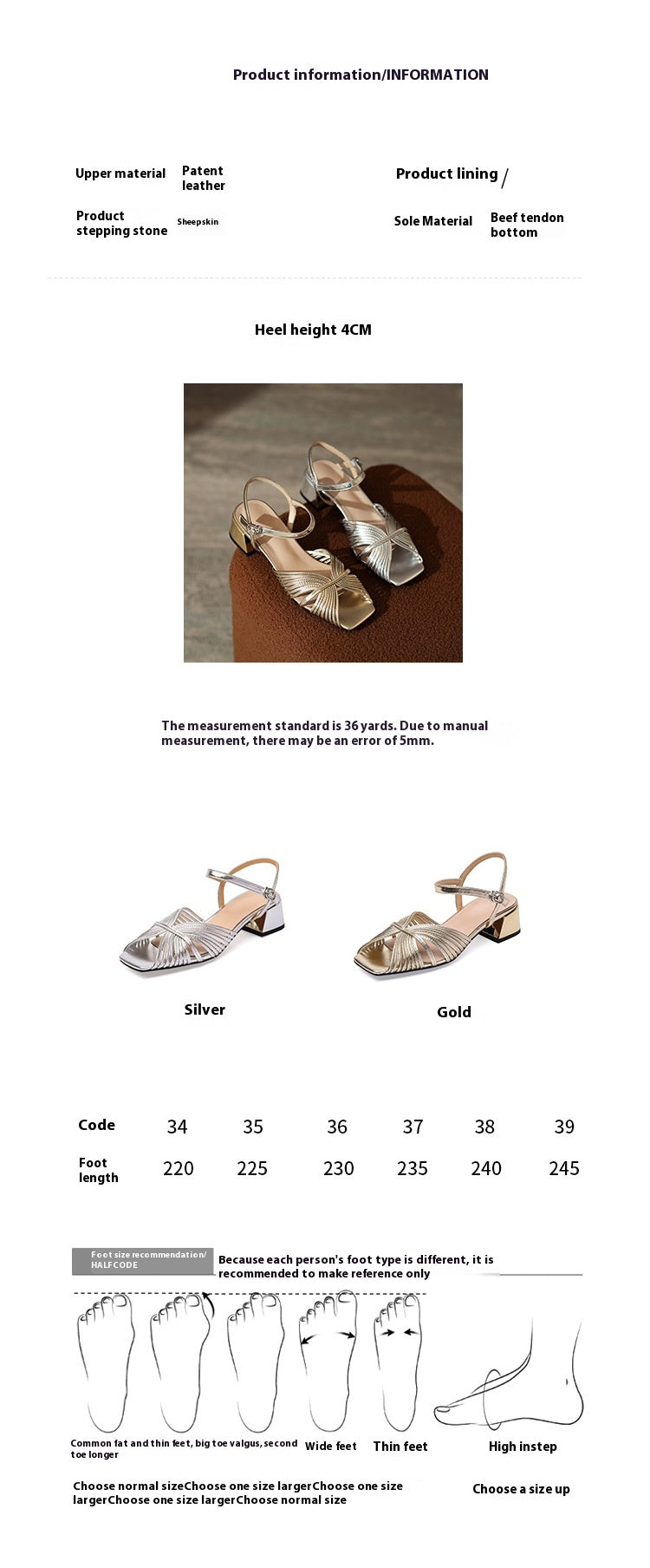 Sandalen mit eckiger Zehenpartie & Schnalle – Bild 12 | LuxeStyle