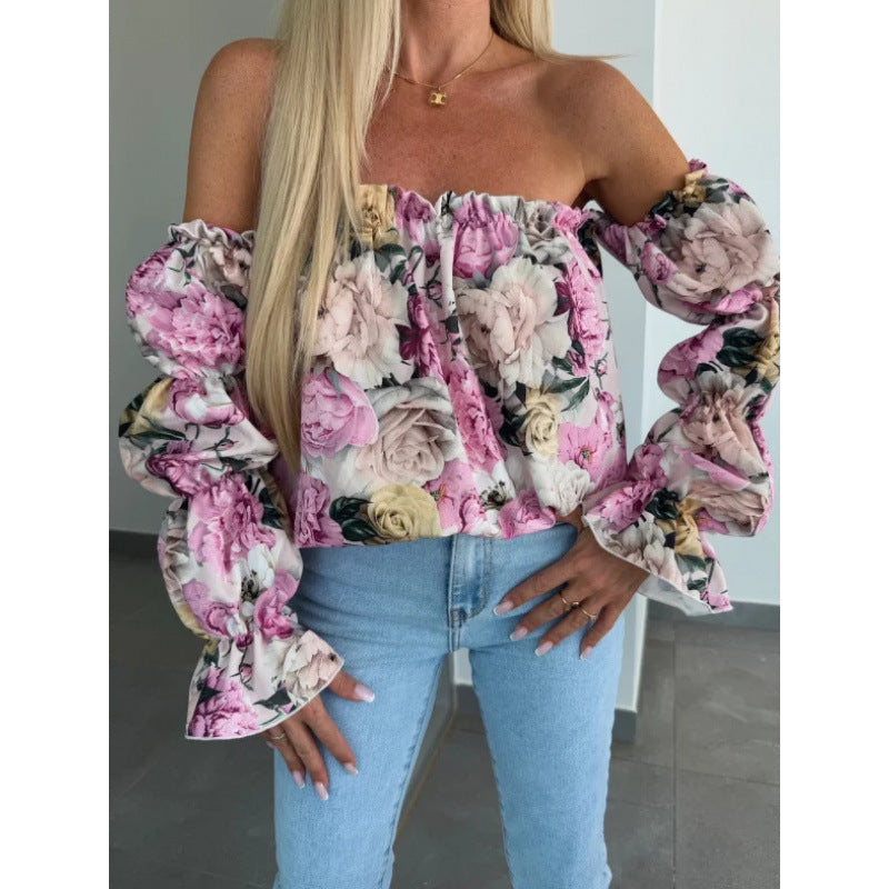 Elegantes Langarmshirt mit Taillenschnürung