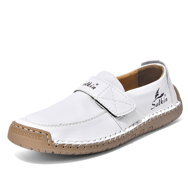 Herren Leder-Halbschuhe mit Handnaht – Bild 12 | LuxeStyle