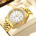 Elegante Quarz-Armbanduhr
