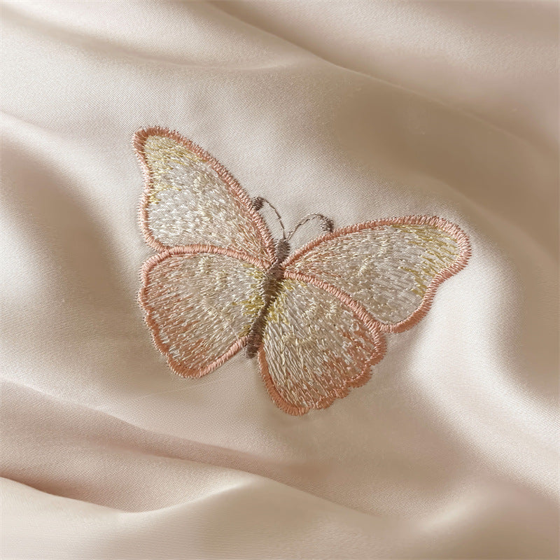 Sommer-Duvet mit Tencel und Stickerei