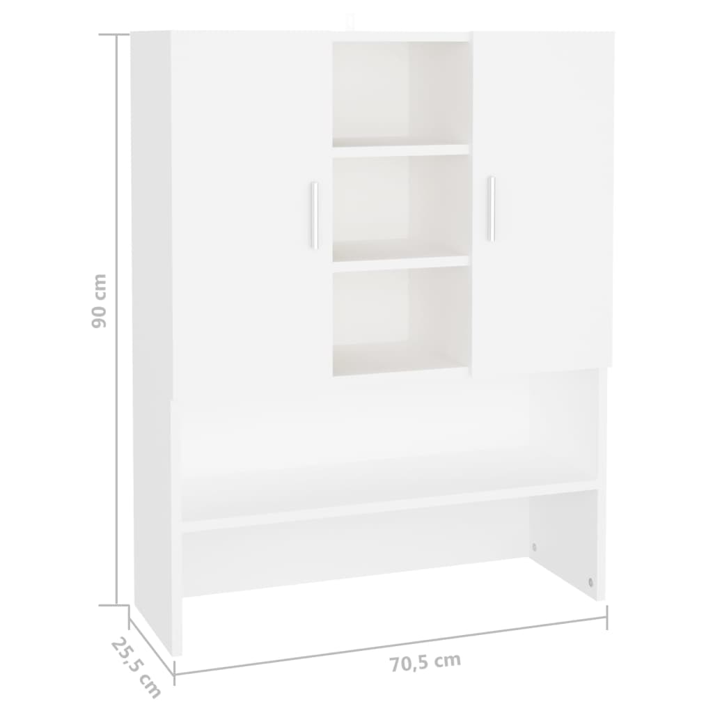 Waschmaschinen-Badschrank 70.5x25