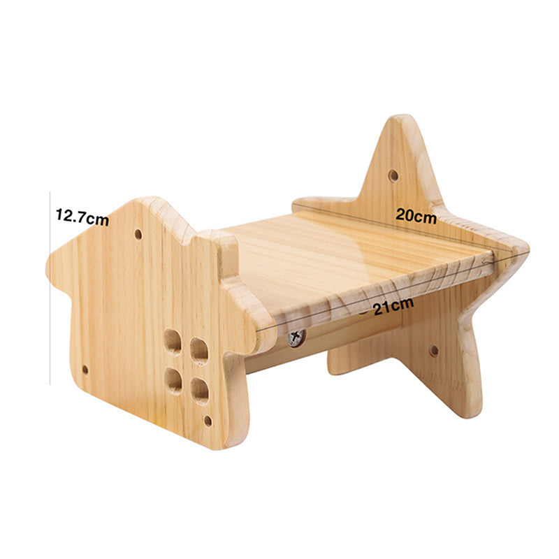 DIY Katzen-Kletterwand aus Massivholz