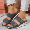 Damen-Plateau-Sandalen mit Riemen