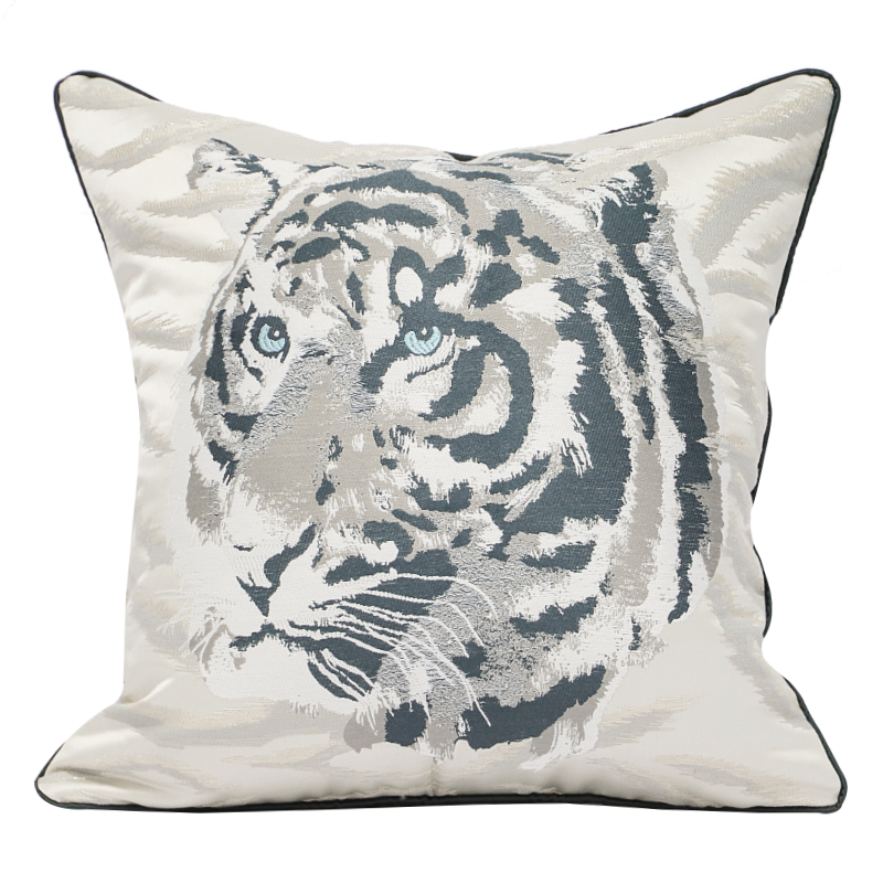Leopard-Tiger Kissenbezug für Sofa