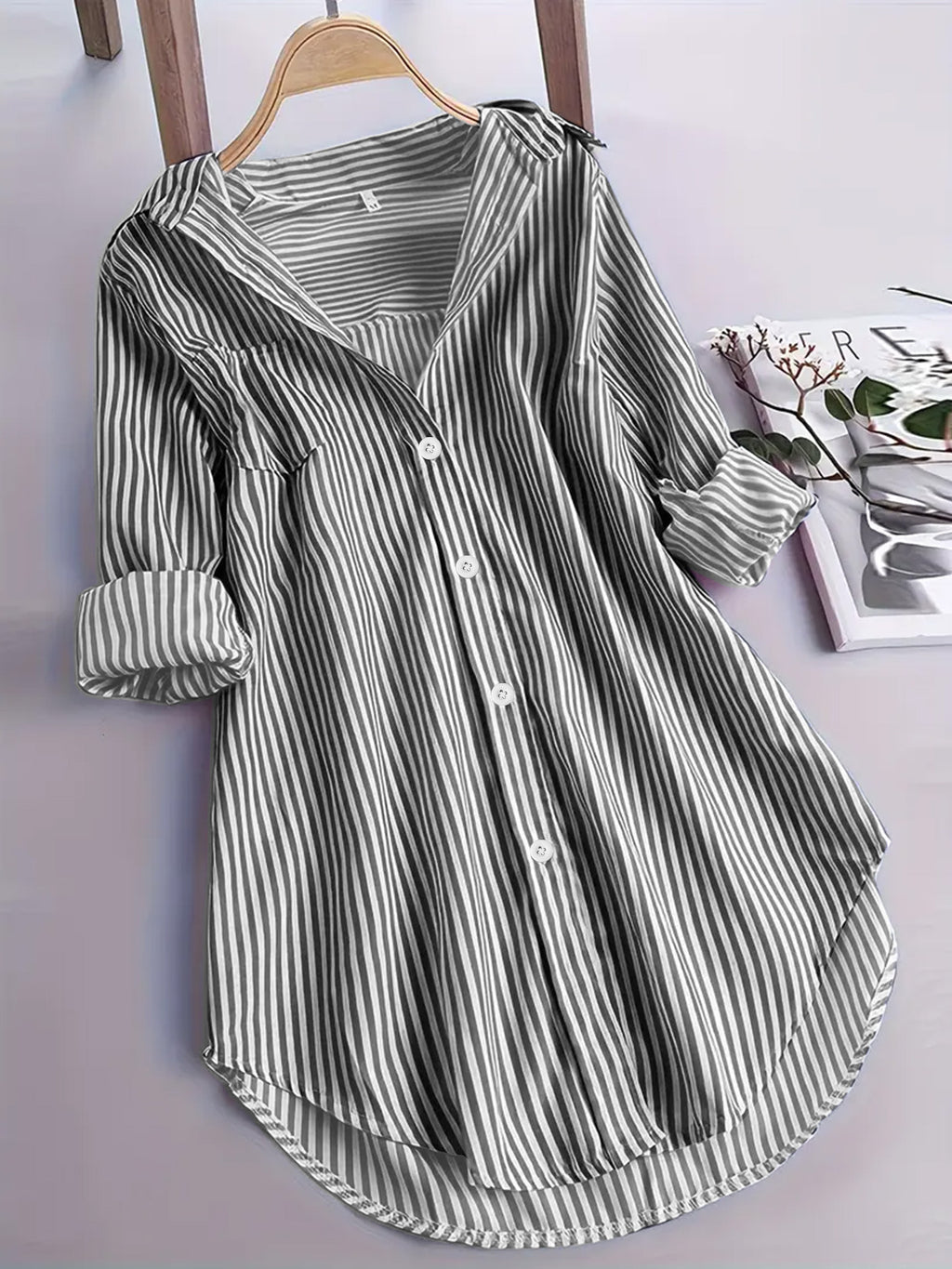 Klassisches Langarmshirt mit Streifen