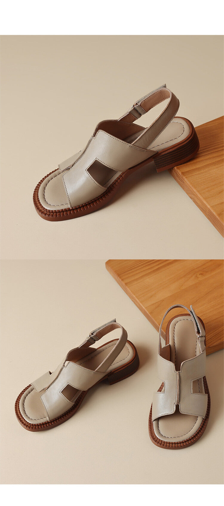 Luftige Sandalen aus Schafleder – Bild 12 | LuxeStyle