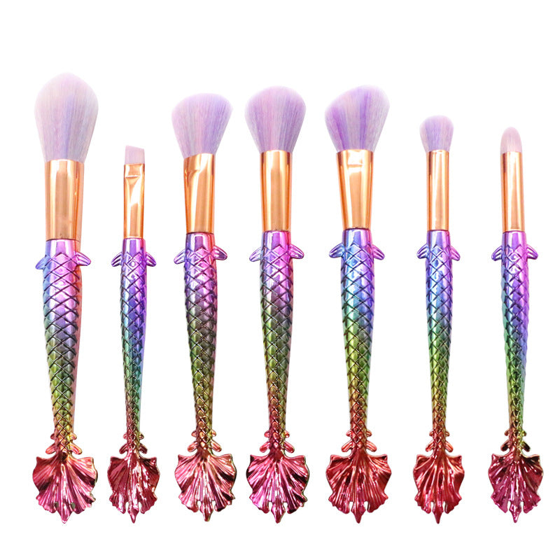 Farbenfroher Pinsel-Set mit 7 Teilen