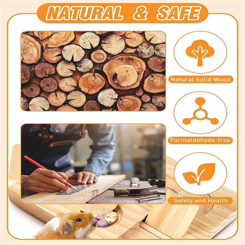 Futterspender Holz für Hamster – Bild 4 | LuxeStyle