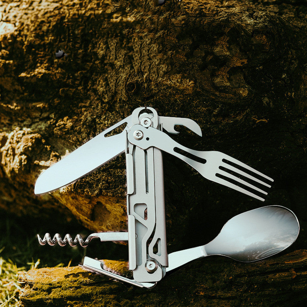 Outdoor Besteckset aus Edelstahl – Bild 5 | LuxeStyle