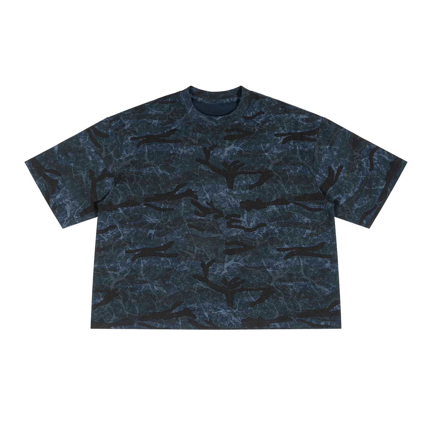 Herren Camouflage-Rundhals T-Shirt mit Kurzarm