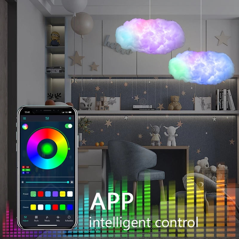 USB Gewitterwolken-Licht mit App & Musik-Sync