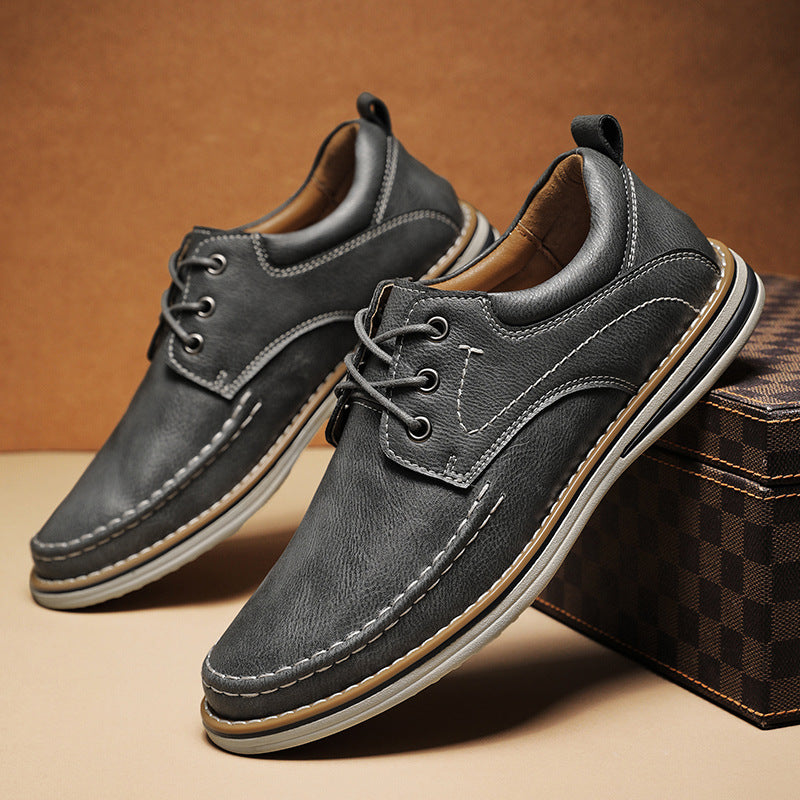 Worker Herrenschuhe aus Leder – Bild 8 | LuxeStyle
