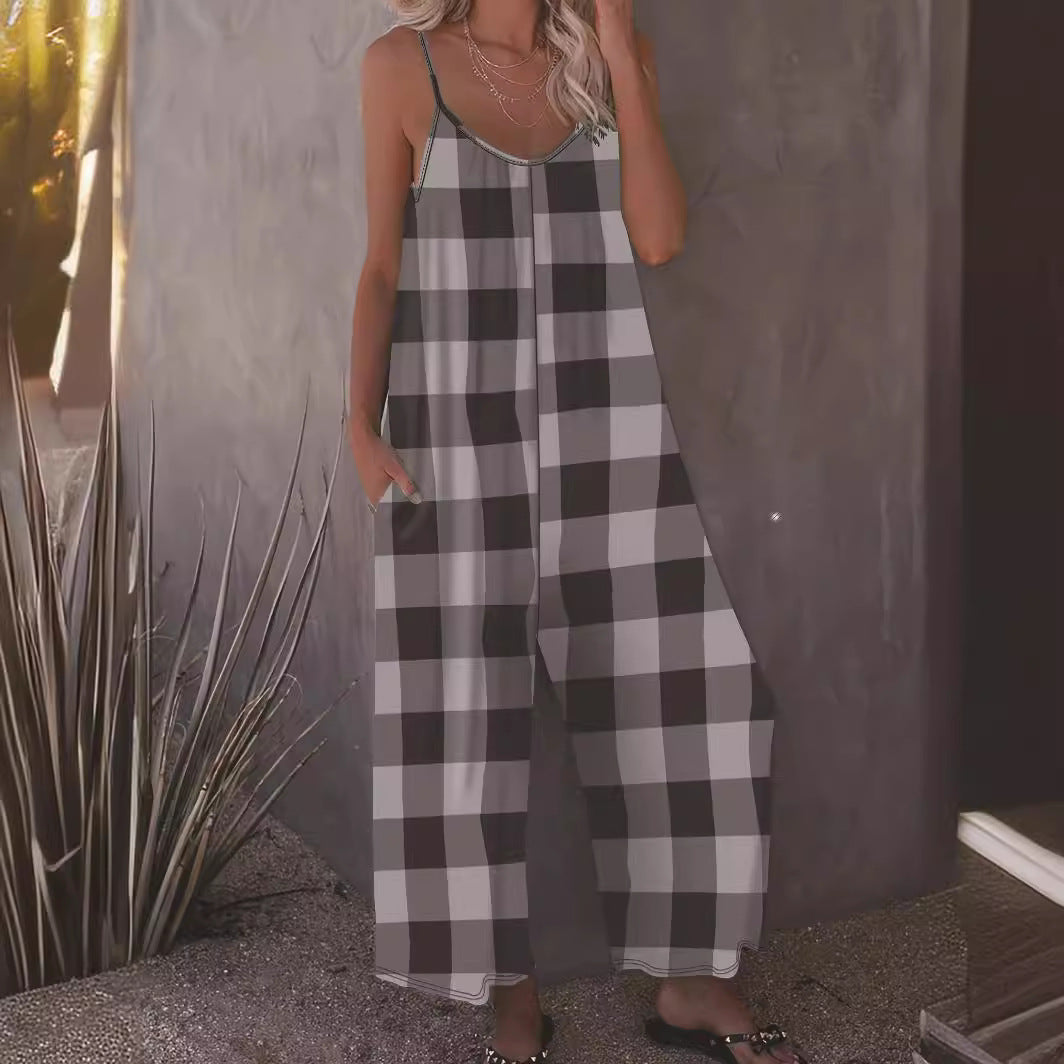 Lässiger Jumpsuit mit Spaghettiträgern