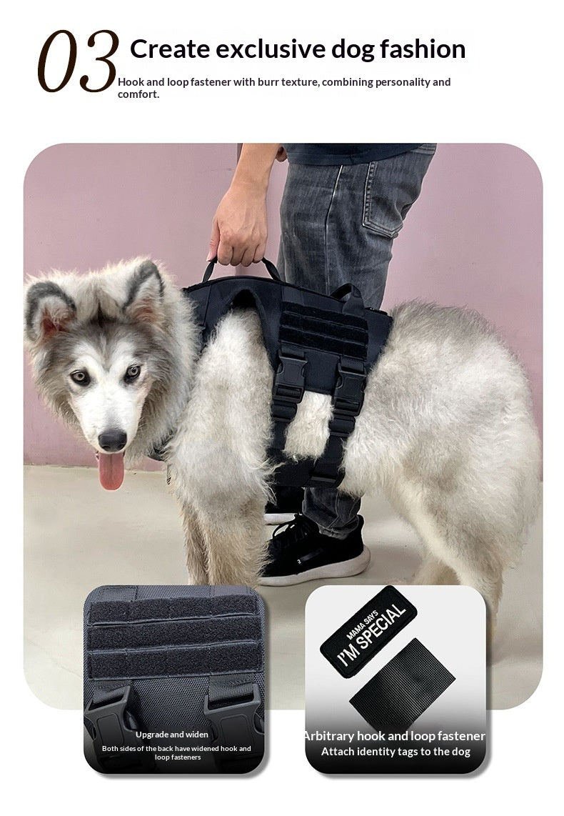Taktisches Hundegeschirr mit Multifunktionsleine – Bild 4 | LuxeStyle