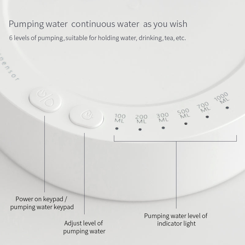 Elektrischer Wasserdispenser mit USB-Akku