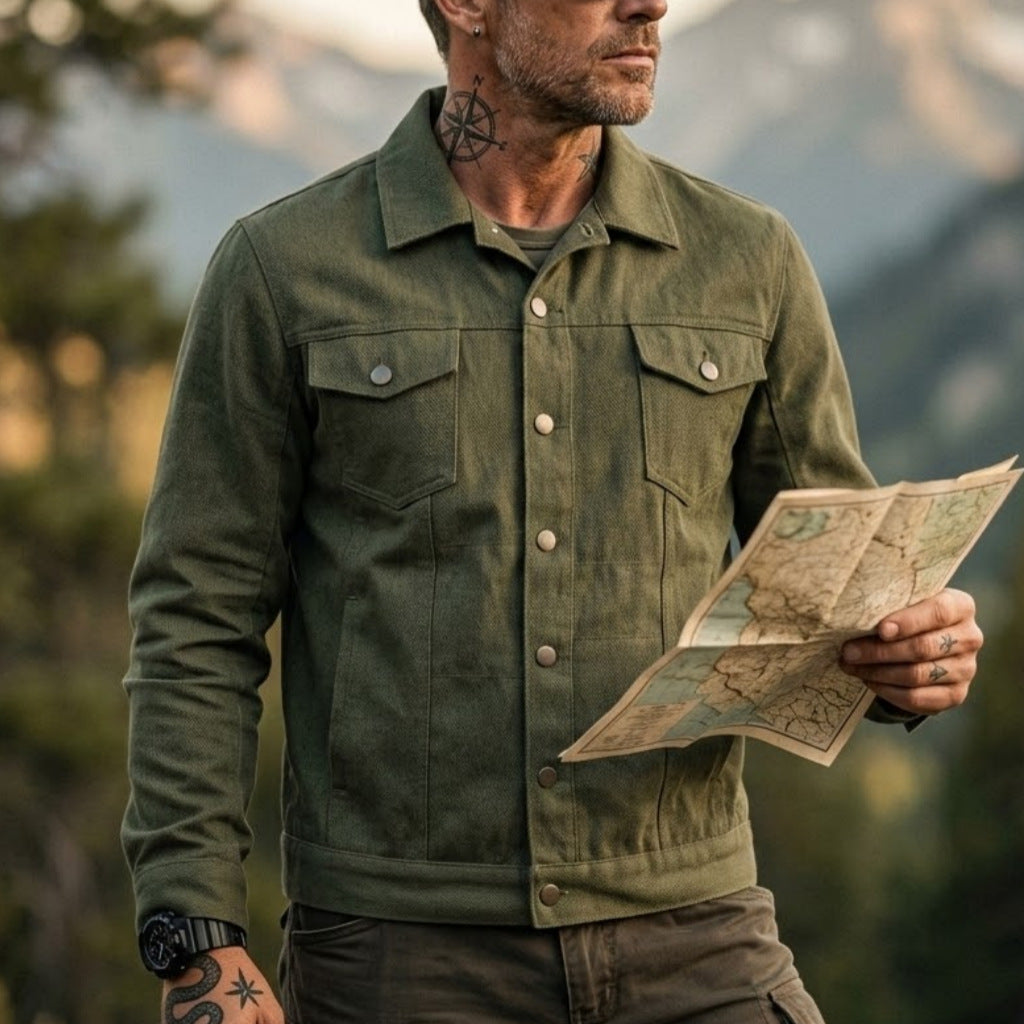 Stylische Slim-Fit Übergangsjacke für Herren