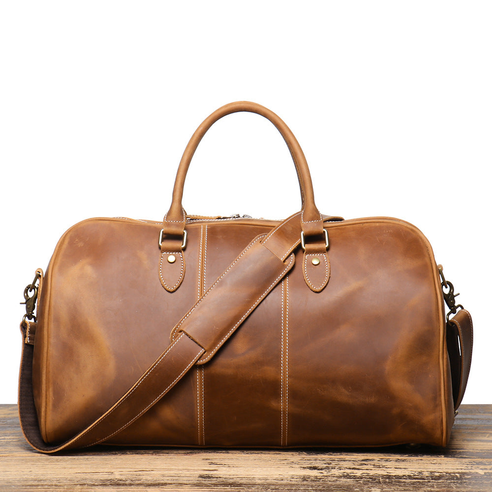 Retro-Reiseledertasche