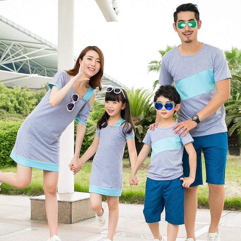 Koreanische Familien-Outfits für Eltern und Kinder