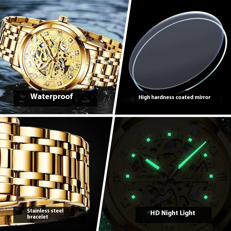 Herren-Automatic-Mechanik-Uhr