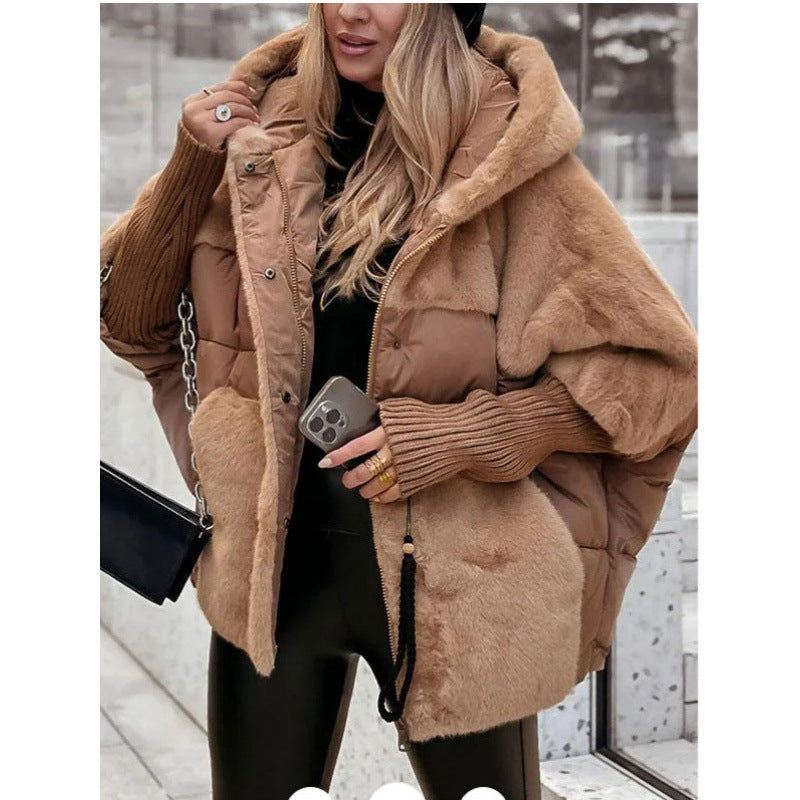 Gefütterte Jacke mit Farbblöcken – Bild 6 | LuxeStyle